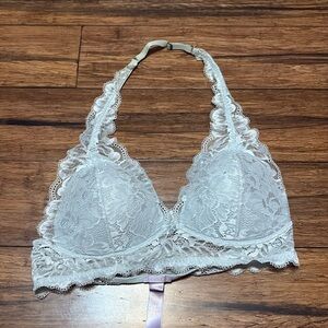 Savage X Fenty Lace Bralette Medium Sexy Light Blue Lingerie